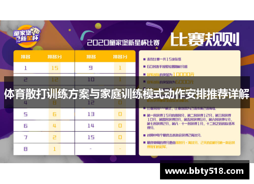 体育散打训练方案与家庭训练模式动作安排推荐详解